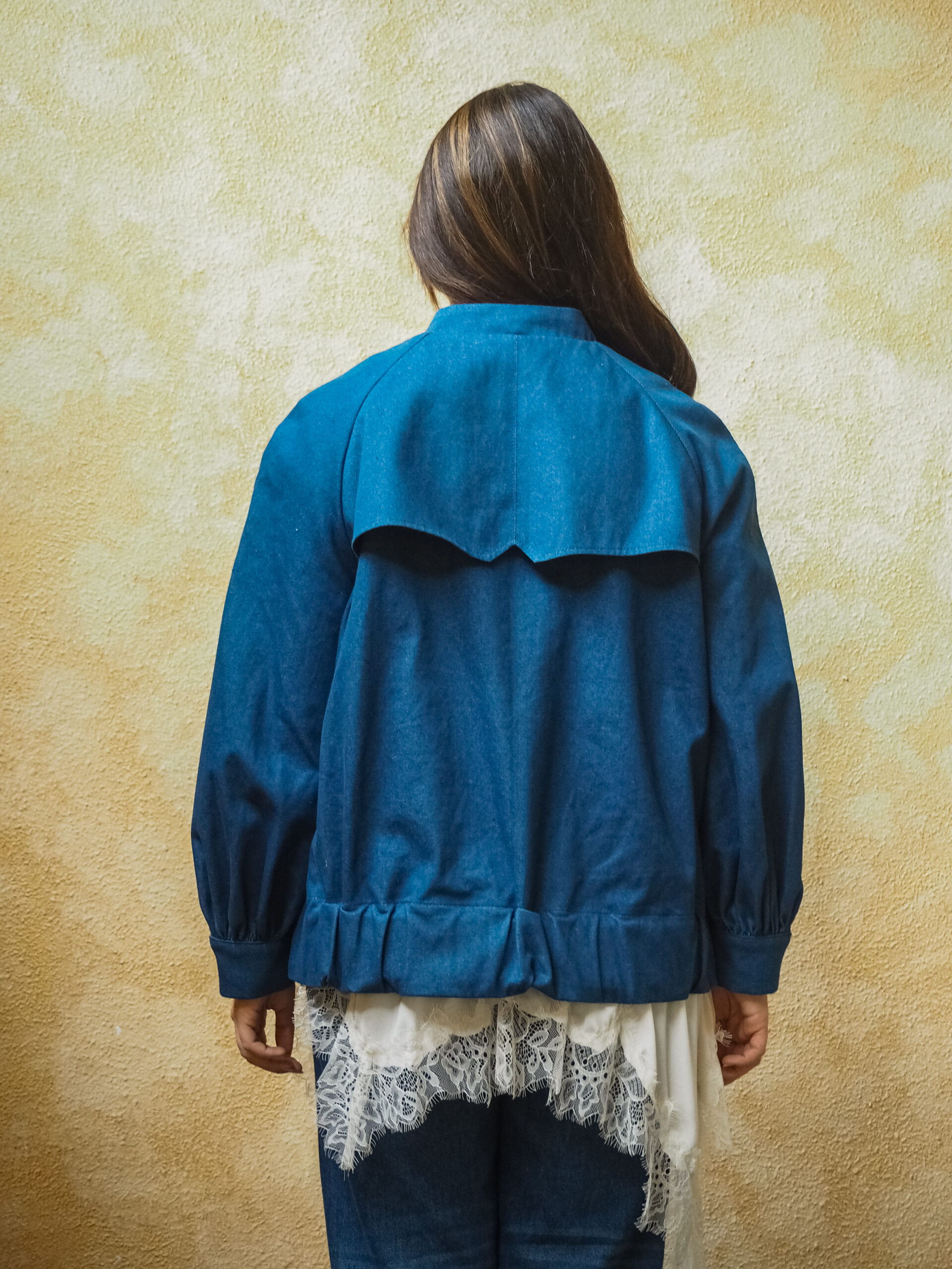 Bomber mujer denim