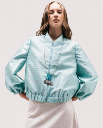 Chaqueta bomber mujer raya diplomática