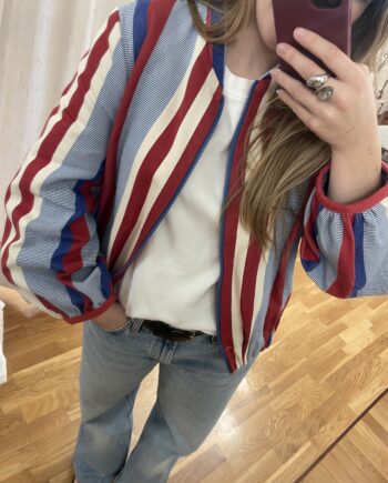 Bomber rayas mujer